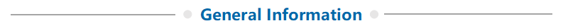 General information General information